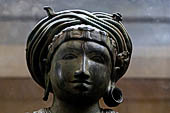 Collection of Chola bronze of the old Royal Palace, Thanjavur Tamil Nadu. Shiva as Lord of the Animals with a turban made of snakes